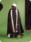 BACKSTAGE L.A. 2008 - EXCLUSIVE CAPE HAT AND SUIT FOR COOLIO GIACOMONDO ®